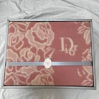 Christian Dior Wool Blanket Logo Pink Vintage Authentic Deadstock Not Used