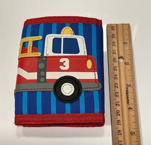 STEPHEN JOSEPH - KIDS WALLET FIRETRUCK Excellent Condition Tri Fold