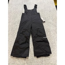 Outdoor Gear Toddler Peak Bib Black Insulated Snow Pants Overalls 6816R Size 4