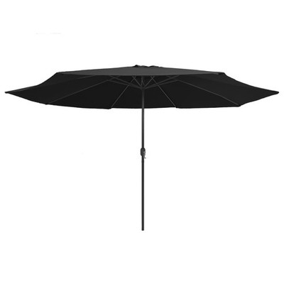 Garden Parasol with Crank Outdoor Patio Sunshade Umbrella Sun Shelter vidaXL