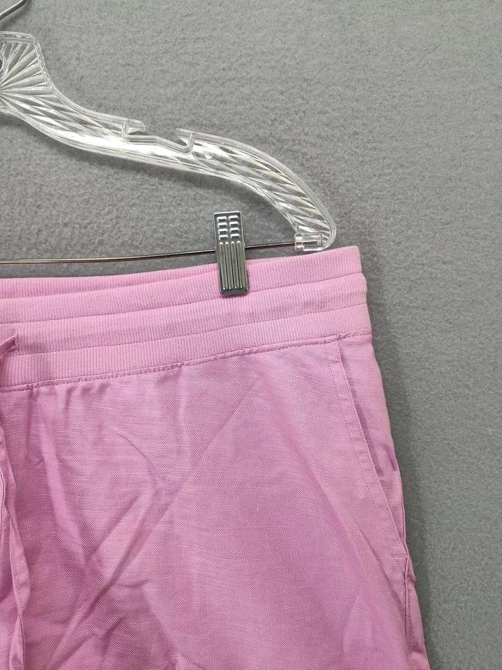 GAP Maternity Shorts Womens Large Linen Blend Casual Pockets Lightweight Summer - Image 3 of 4