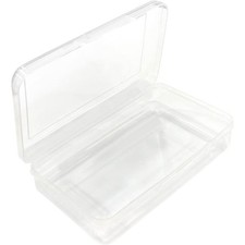 Large Capacity Clear Pencil Case Stackable Plastic Supply Box for School