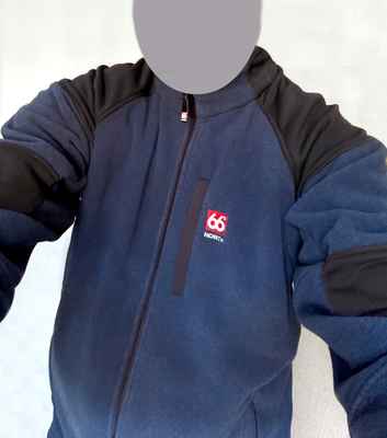 #ad 66°North Tindur Technical Fleece Jacket Men’s XL Black Navy $129.00