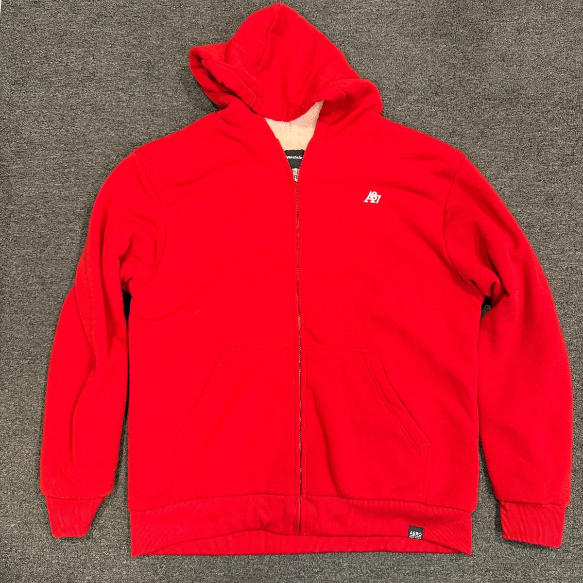 Sweat zippé capuche WICK - Rouge - Kiabi - 31.43
