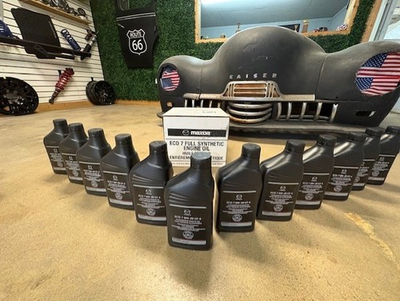 #ad 12 Genuine Mazda 000077ECO7QT Engine Oil 0W20 same as dealer $248.95