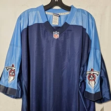 Tennessee Titans Jersey Mens 4XLB Blank Jersey Pro Line Blue NWT 