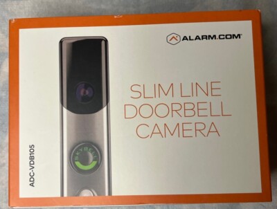 Alarm.com Skybell Doorbell Camera ADC-VDB105 Slim Line - Satin Nickel ...