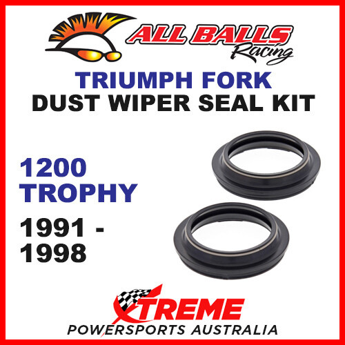 57-102 Triumph 1200 Trophy 1991-1998 Fork Dust Wiper Seal Kit 43x55 - Picture 1 of 2