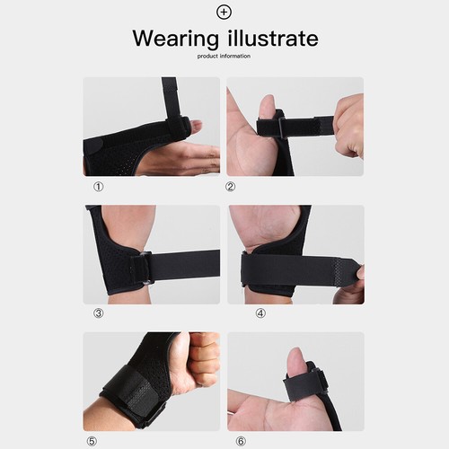 Protector de articulación de dedo ajustable protector de muñeca funda protectora cuidado de la salud - Imagen 6 de 8