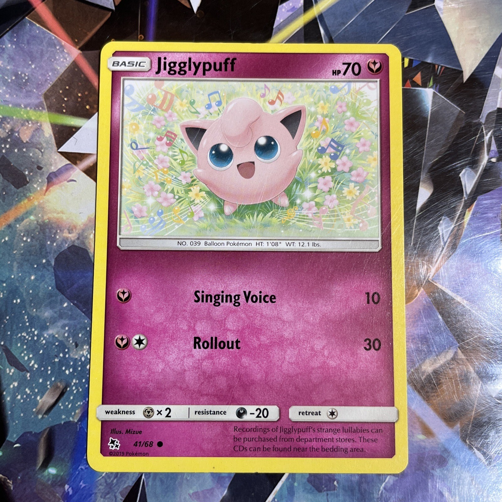 Jigglypuff (#41/68) Hidden Fates LP Pokemon
