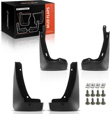 Set of 4PCS Mud Flaps Splash Guards Mudguards Mudflaps with Hardware Kits Access