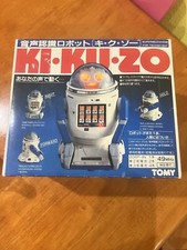 Tomy Mister Robot Verbot Ki Ku Zo Vintage Space Toy with Remote, Box Stickers