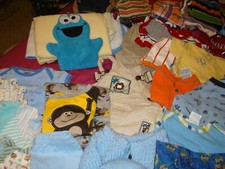 lot 45 items Newborn - 4T Sleepers, Gerber onesies, casual wear, Blankets