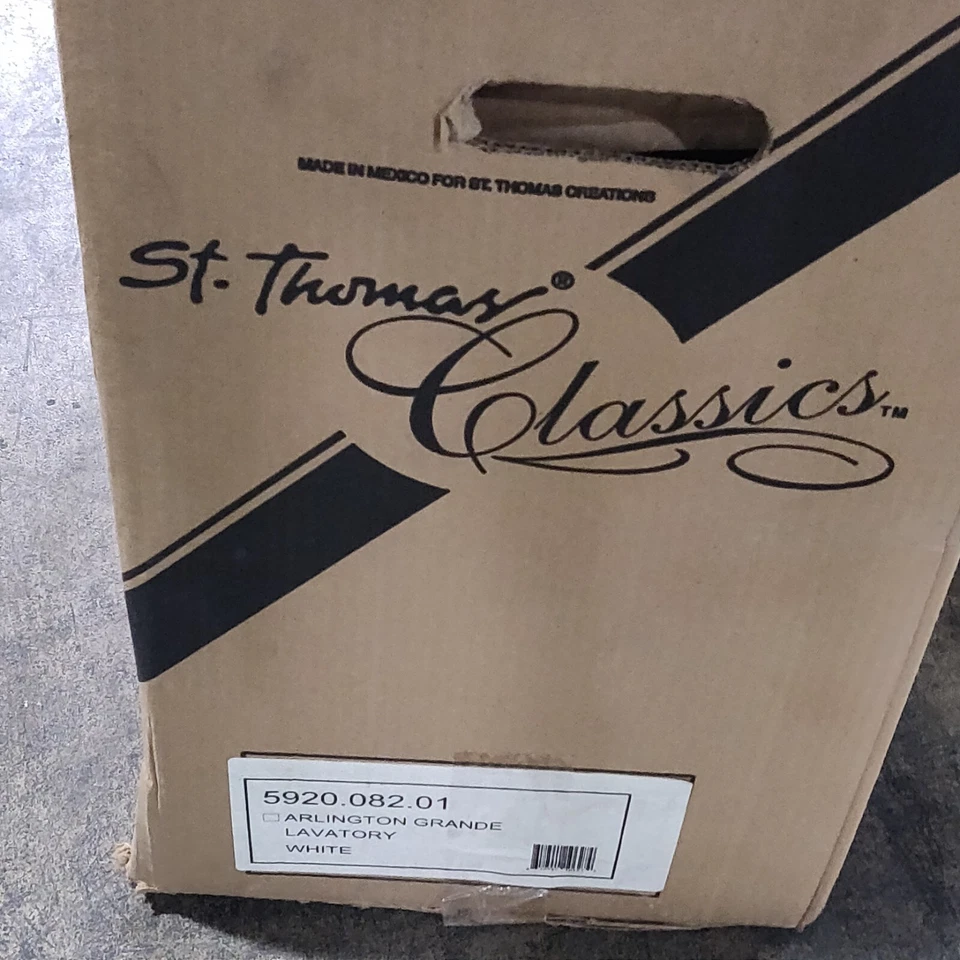St. Thomas Creations 5920.082.01 Arlington Grande Lavabo Blanco NUEVO Foto 2 de 2