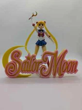 3D Printed Sailor Moon Anime Logo Display Sign