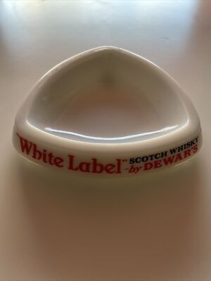 Aschenbecher WHITE LABEL Scotch Whisky by DEWAR S Magnier Made In France C3