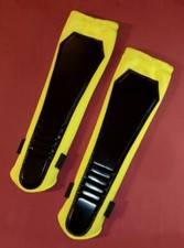 KICKPADS Wrestling Gear Bright Yellow with Black Pad TRUNKS TIGHTS KNEEPADS NEW