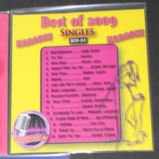 Karaoke Best Of 2009 4 Original CD G New in Plastic Sleeve w/Print
