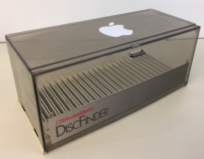 Apple MediaMate DiscFinder 25 CD Floppy Disk File Contaner