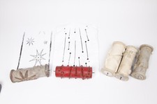 5x Musterwalzen Strukturwalzen 4x Ringwalzen - 15cm  (1047)