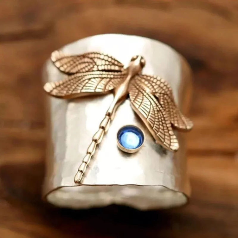 Vintage dragonfly hotsell ring