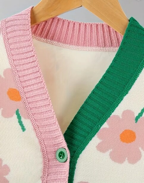トップス Rose flower motif cardigan pink il_fullxfull.4453858986_7zq7.jpg