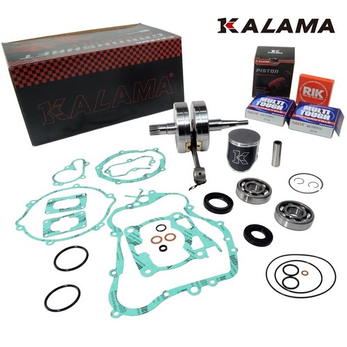 Kit Joints Piston YZ125 1998-2004 - Piston Standard 53,96 Mm, Anneaux, Goupille, Circlips, Roulement, Joints