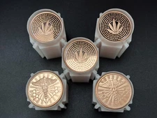 NEW!! LOT OF 100 X 1 OZ .999 FINE COPPER CANNABIS TEXT WITH LEAVES FREE SHIPPING