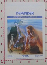 Defender Atari Game Program Instructions 1982 User's Guide Manual