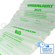 50 x WIDE Inflated Biodegradable Air Pillows Cushions Void Loose Fill 400x50mm