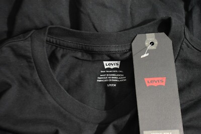 Levi's T-shirt Uomo Batwing XL - Maglia Regular Cotone Originale