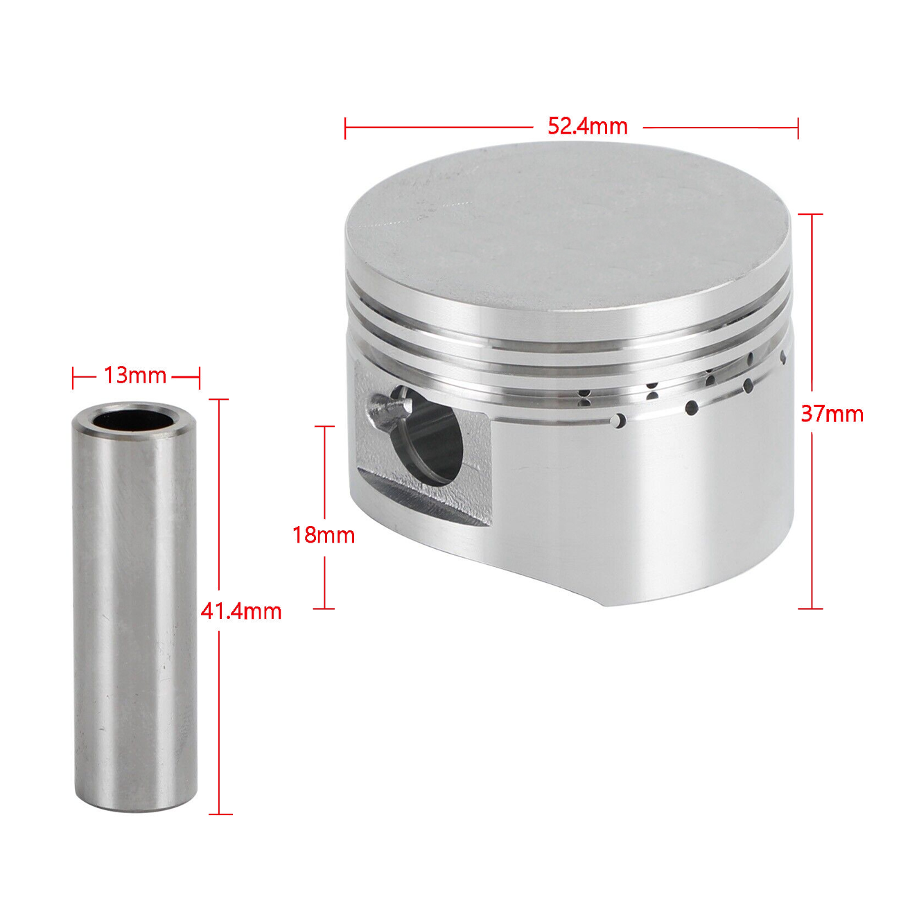 LIFAN 52.4mm 110cc / 125cc Pit Dirt Bike Piston & Rings Kit(13mm pin