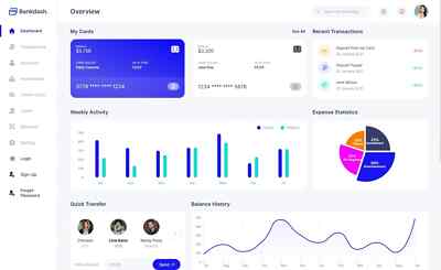 BankDash   Free Material UI React Admin Dashboard Template