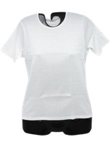Camiciola Manica Corta Donna, Caldo Cotone RAGNO, Bianco cod.074527