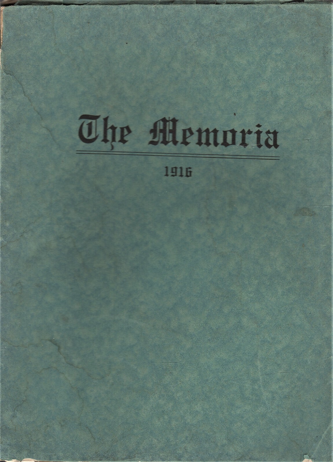 1916 "Memoria" Grenola High School Yearbook Grenola, Kansas + eBay