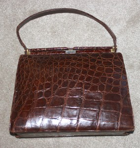 crocodile leather purse