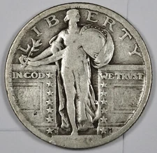 1920-d Standing Liberty Quarter.  Good.  187217