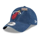 NEW ERA miami heat 9twenty adjustable NBA basketball draft cap [denim]