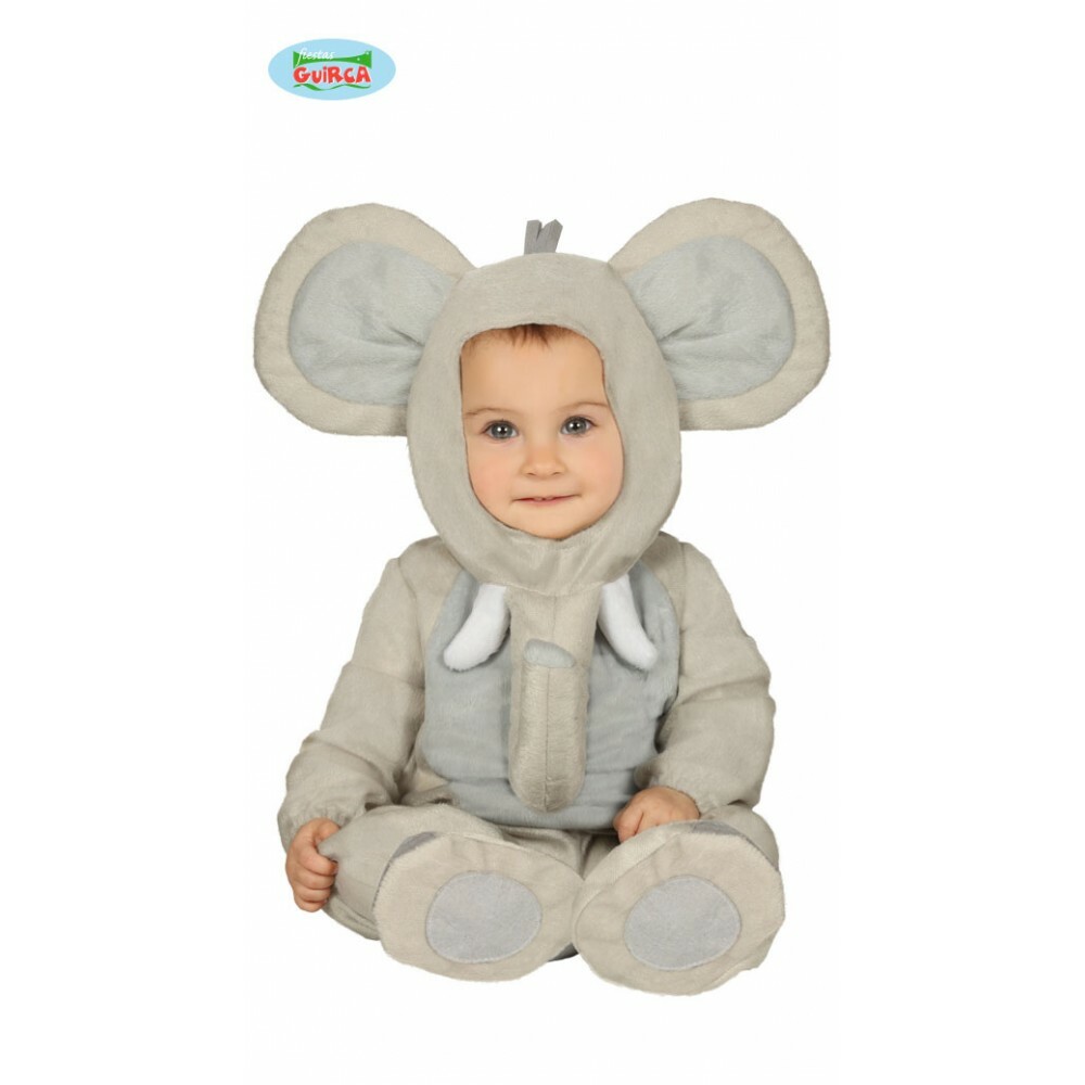 COSTUME ELEFANTE CARNEVALE VESTITO BAMBINO NEONATO UNISEX ELEPHANT ANIMALE  SAVAN