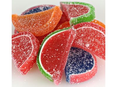 Bulk 5 lb Box Assorted BOSTON FRUIT SLICES - Regular Size - 6 Flavors