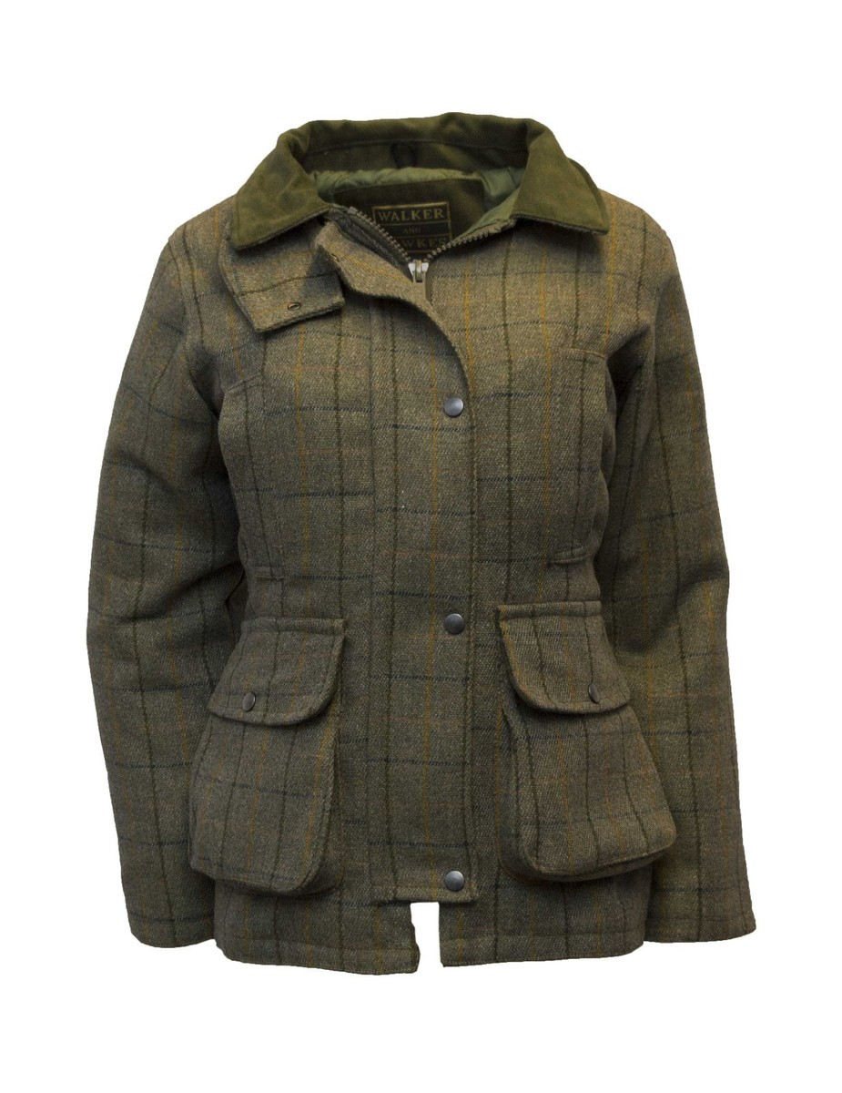 Walker Hawkes Ladies Derby Tweed Hunting Country Jacket Coat