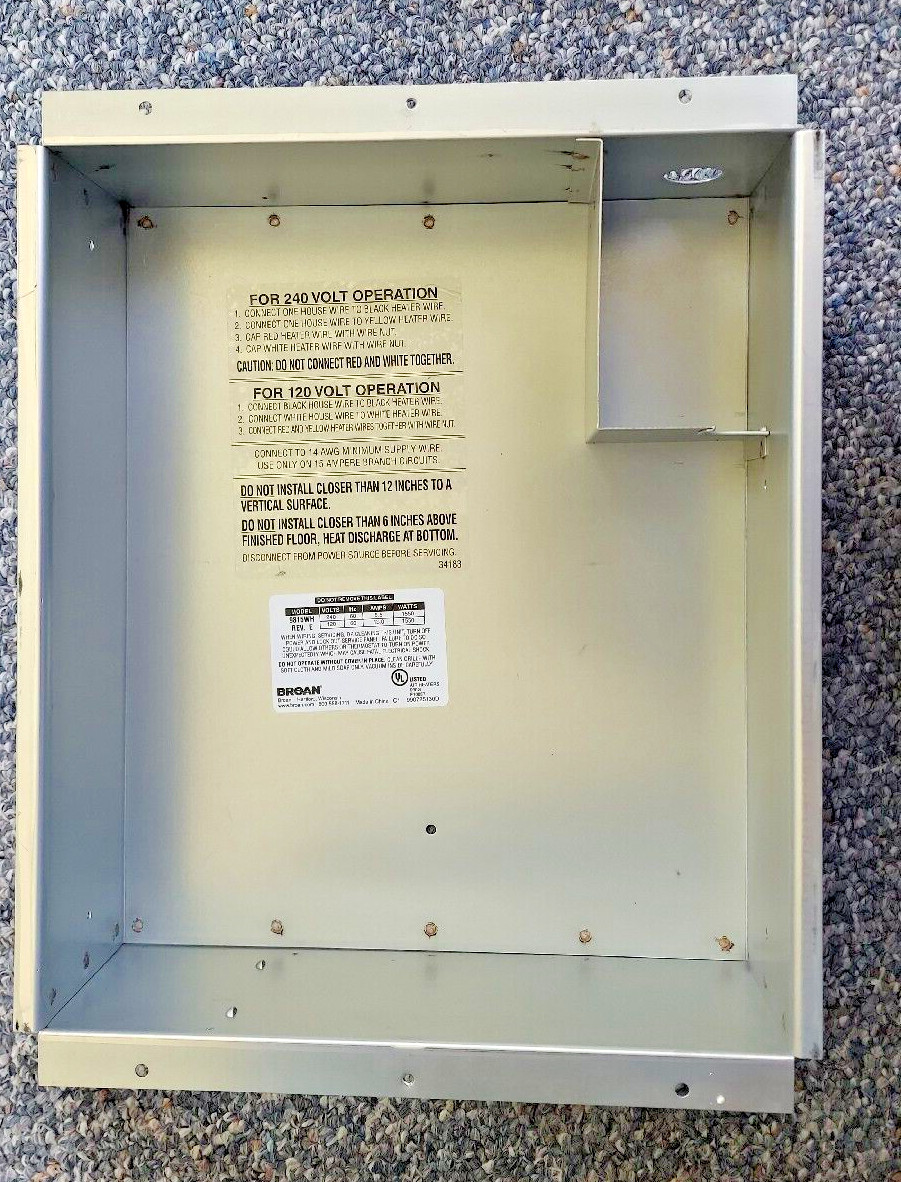 Nutone 1500 W 120/240 Wall Heater 9815 Series Works | eBay