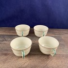 Set Of 4 Rosenthal Demitasse Tea Cups Ivory Gold Green — photo 2