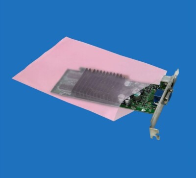 100x Anti-static Bags 8'' x 10'' Large Pink Poly Bag Open Ended 4 Mil THICKNESS