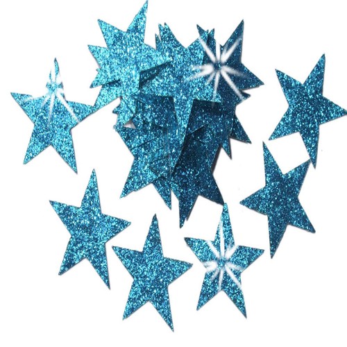 Iron on Stars Glitter 25mm Patch Halloween Costume Christmas Decoration applique - Picture 7 of 13