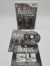 The Beatles: Rock Band (Nintendo Wii, 2009) Complete disc/case/manual