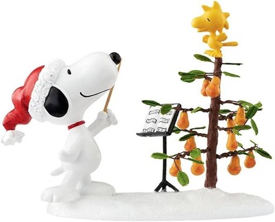 Department 56 Peanuts Village Woodstock in a Pear Tree 4051781 New RARE