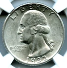 1932 Washington Quarter, NGC AU 58