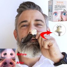 Painless Nose Wax Kit for Men Women Nasal Ear Hair Removal Hair Remover 50g Set