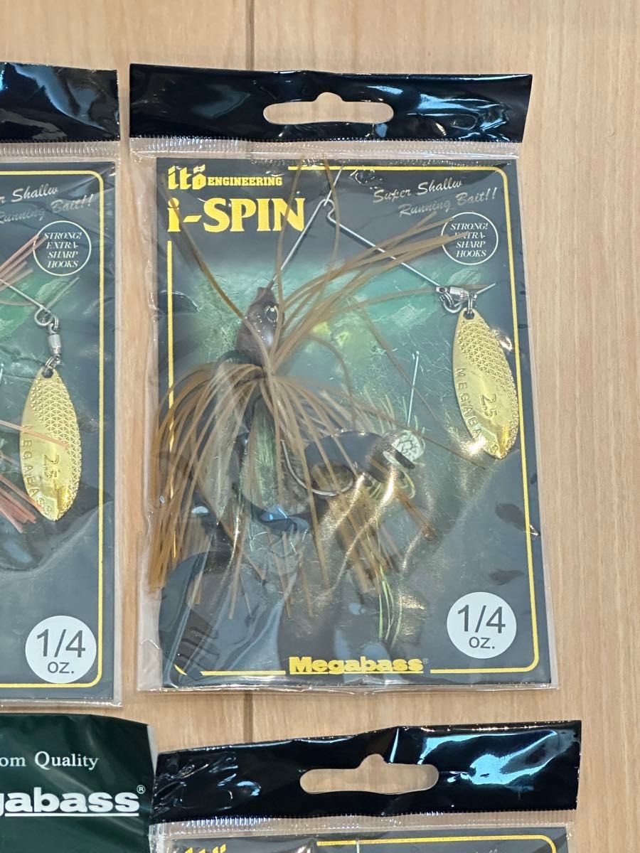 S Megabass spinnerbait 3-bullet shad, i-spin set of 4, i-spin - Image 3